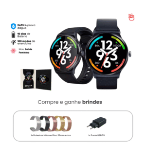 Haylou Solar Lite Original | Tela 1,38" | IP68 | Bateria até 20 dias