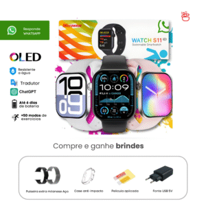 [Lançamento] Microwear S11 47mm | Chat GPT | CPU Dual Core | Series 11