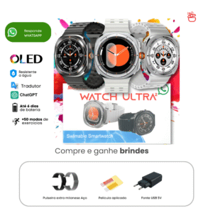 Microwear MA33 Watch Ultra 2 47mm | CPU Dual Core | ChatGPT | Resp Whatsapp